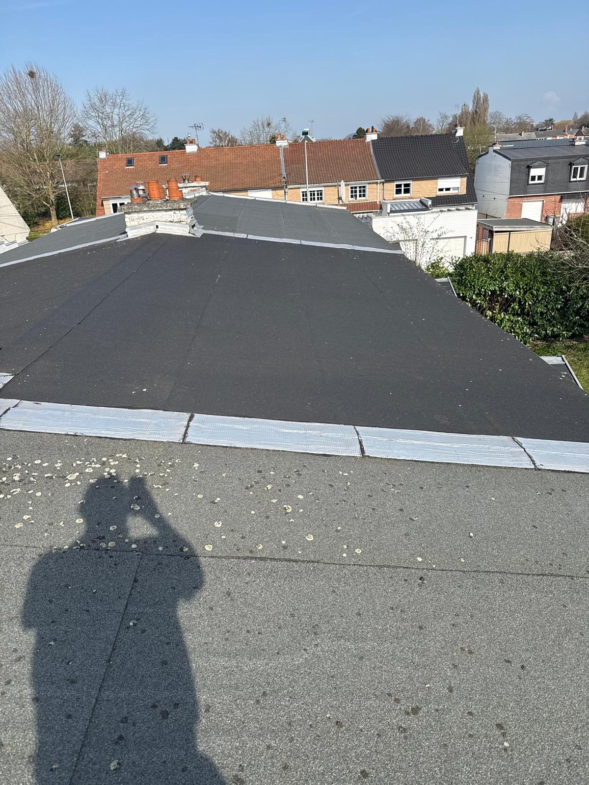 Rénovation de toiture plate en bitume