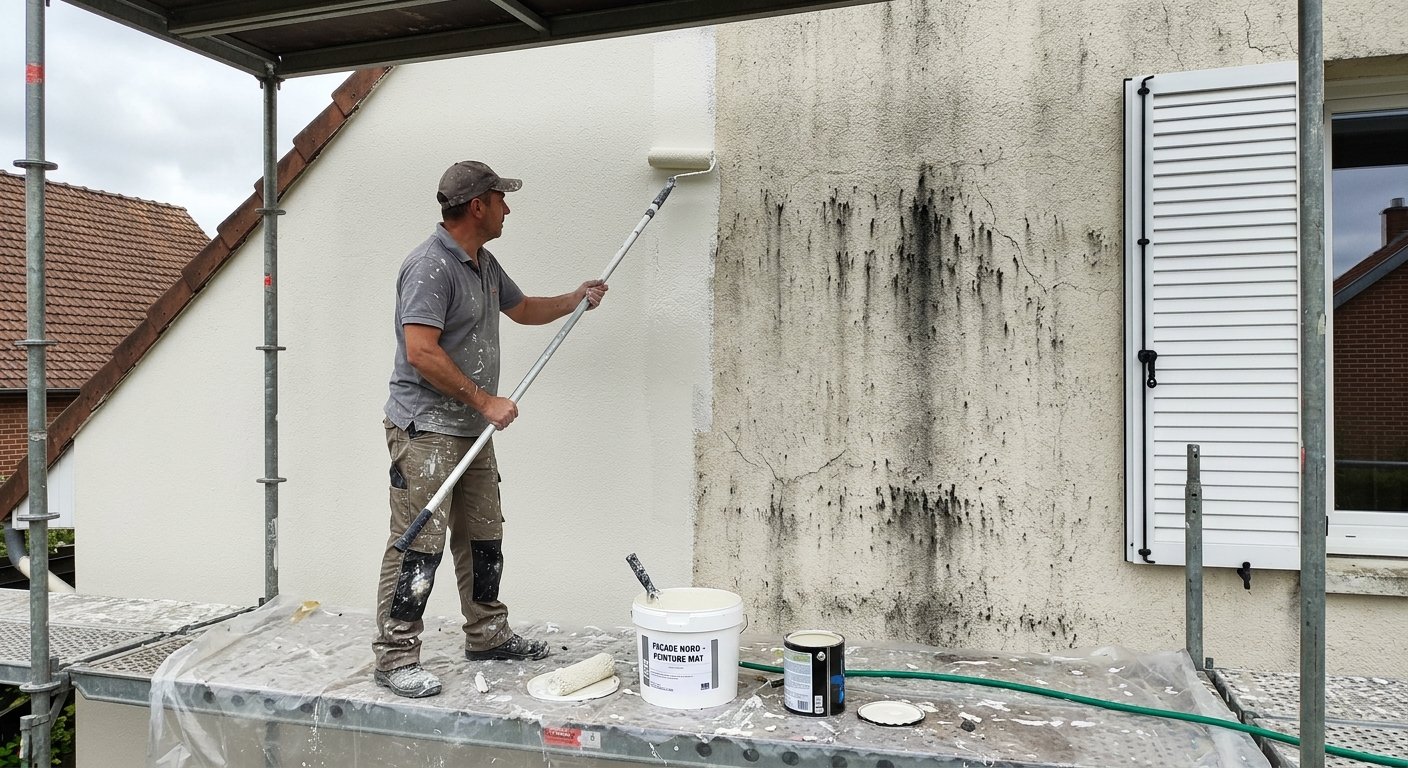 Ravalement et peinture de façade — MG Toiture